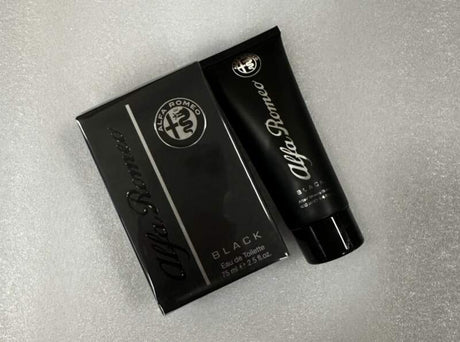 Zestaw prezentowy Alfa Romeo Black Eau De Toilette 75 ml + balsam po goleniu 100 ml