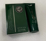 Alfa Romeo Green Eau de Toilette 75 ml + aftershave balm 100 ml gift set