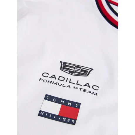 Biała koszulka Cadillac F1 x Tommy Hilfiger - edycja zespołowa