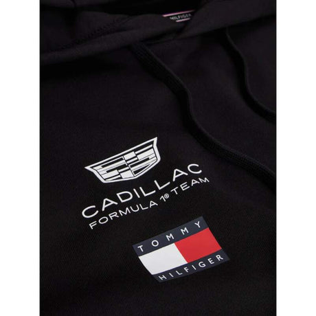 Czarna bluza z kapturem Cadillac F1 x Tommy Hilfiger - edycja zespołowa