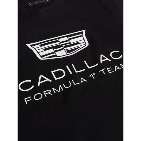 Czarna koszulka Cadillac F1 x Tommy Hilfiger - edycja casual