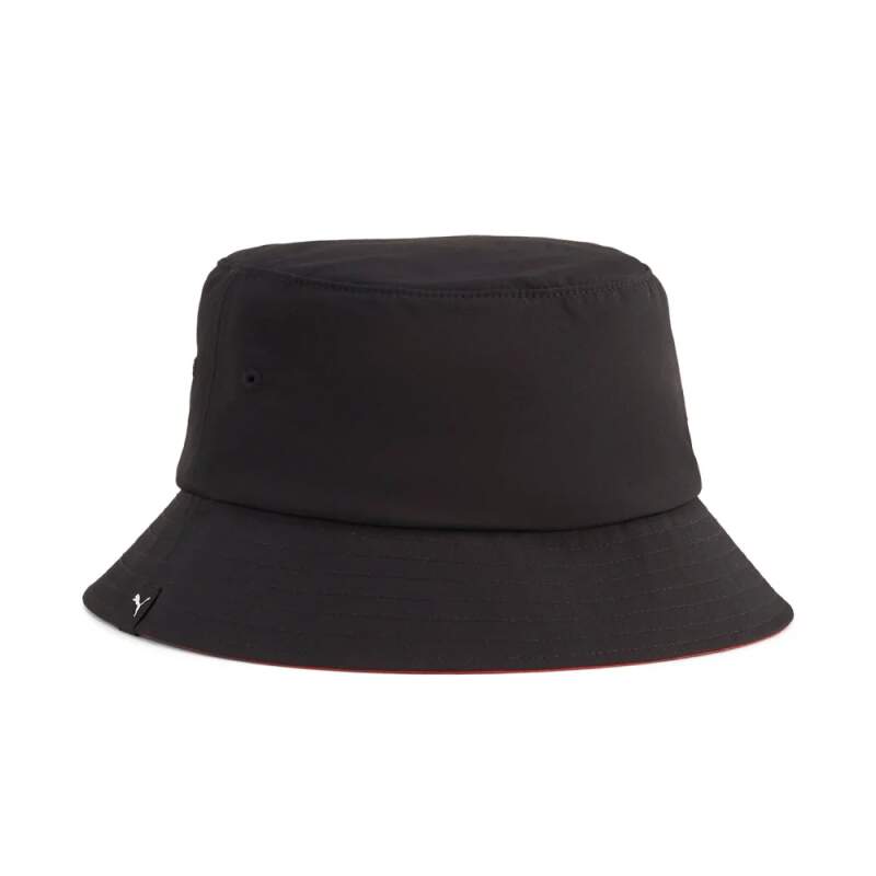 Formula 1 fan bucket hat with logo, black