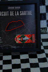 Ramka 3D PETROL ART Le Mans z modelem Mazda 787B Johnny Herbert 1:43
