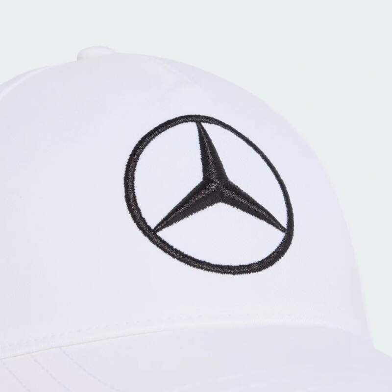 Biała czapka z daszkiem Mercedes AMG Petronas F1 x Adidas - edycja zespołowa