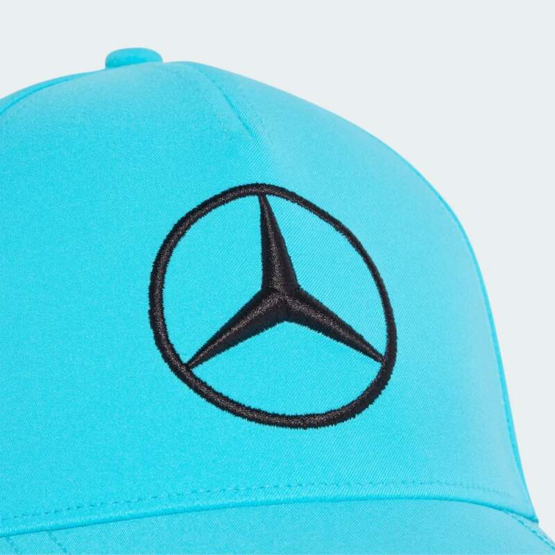 Niebieska czapka z daszkiem George Russell Mercedes AMG Petronas F1 x Adidas - edycja zespołowa