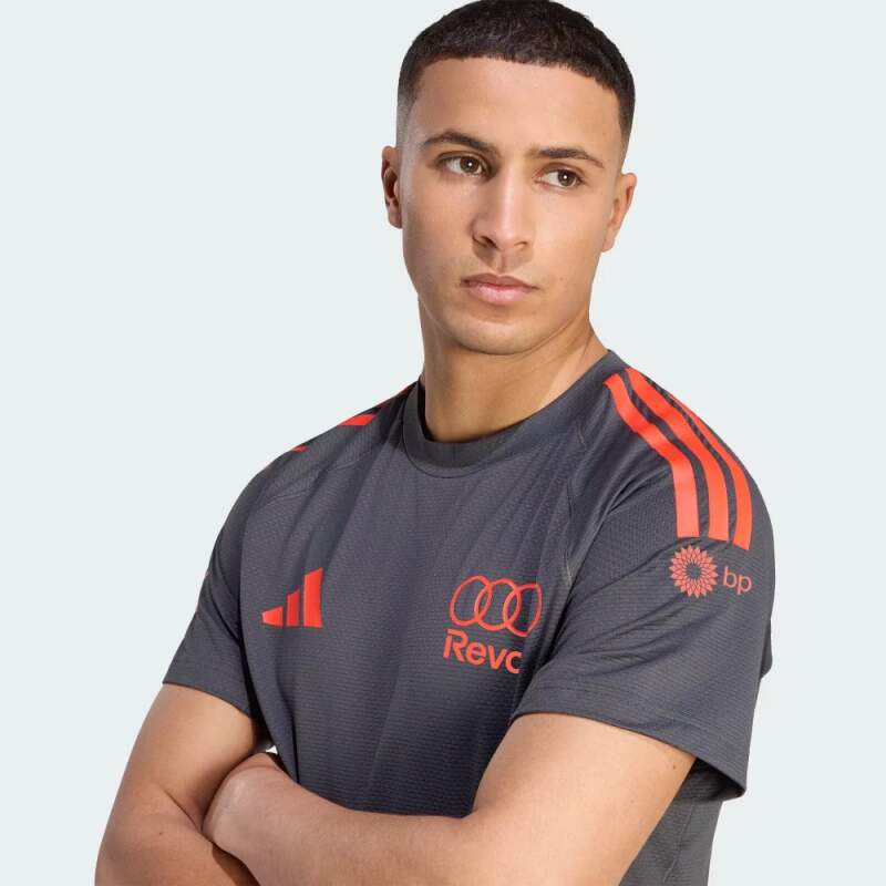 Audi Revolut F1 x Adidas grey T-shirt with sponsor logos - team edition
