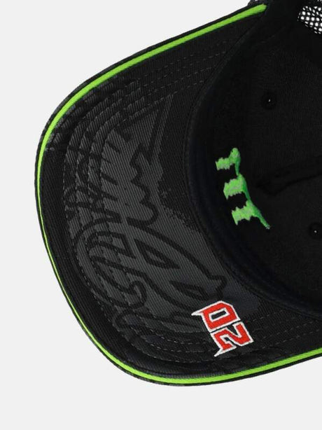 Sponsorska czapka z daszkiem Fabio Quartararo - Monster Energy z zakrzywionym daszkiem