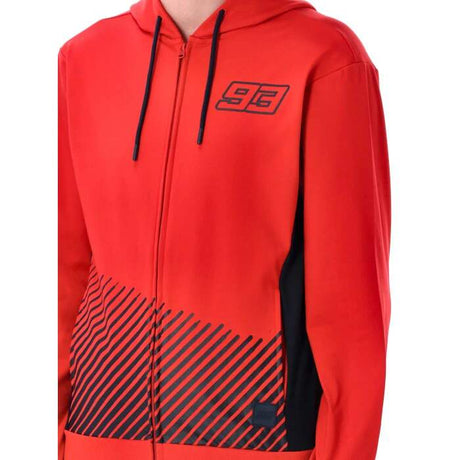 Bluza casual z kapturem Marc Marquez STRIPES 93