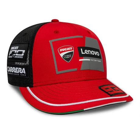 Czapka z daszkiem Ducati Lenovo Team Marc Marquez #93 2026 – czerwona