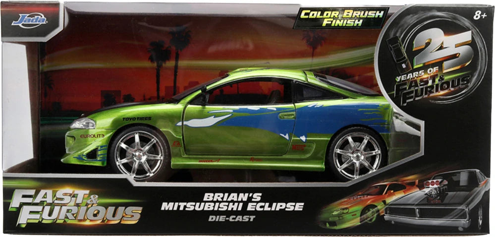 Jada Fast & Furious Brian's Mitsubishi Eclipse Model 1:24 – 25th Anniversary Edition