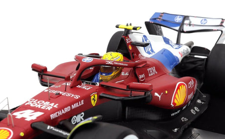 LookSmart Scuderia Ferrari SF-25 L. Hamilton Model 1:18 – Miami GP 2025
