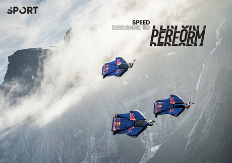 Okulary przeciwsłoneczne Red Bull Spect DAFT czarne z niebiesko-czerwoną soczewką