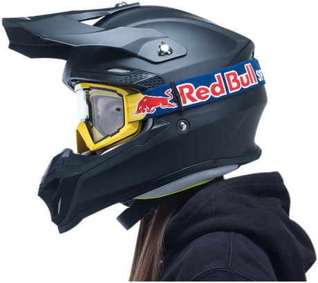 Gogle motocrossowe Red Bull Spect WHIP żółte z przezroczystą szybą