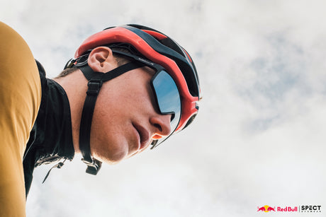 Okulary przeciwsłoneczne Red Bull Spect DASH czarne z zielono-fioletową soczewką