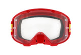 Red Bull Spect STRIVE motocross goggles red with clear lens