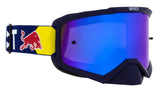 Gogle motocrossowe Red Bull Spect EVAN granatowe z niebieską szybą