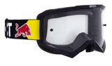 Gogle motocrossowe Red Bull Spect EVAN czarne z przezroczystą szybą