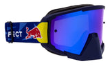 Gogle motocrossowe Red Bull Spect WHIP niebieskie z niebieską szybą