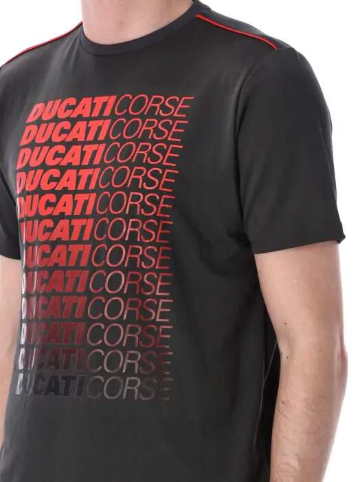 Koszulka kibica Ducati Corse ciemnoszara DUCATI