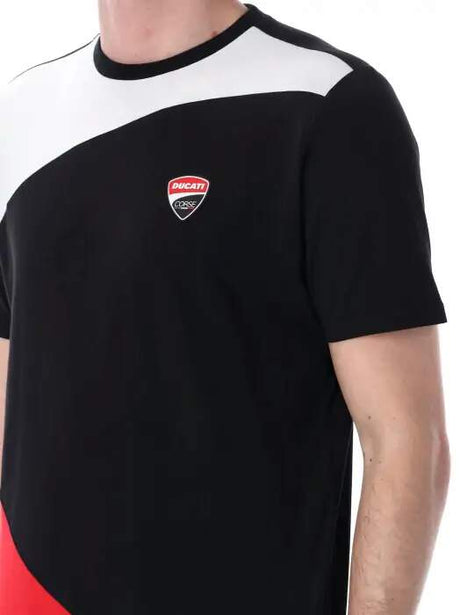 Koszulka casual Ducati Corse czarna z logo