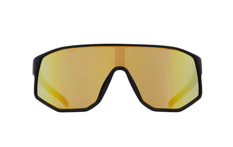 Red Bull Spect DASH sunglasses black with blue-yellow lens