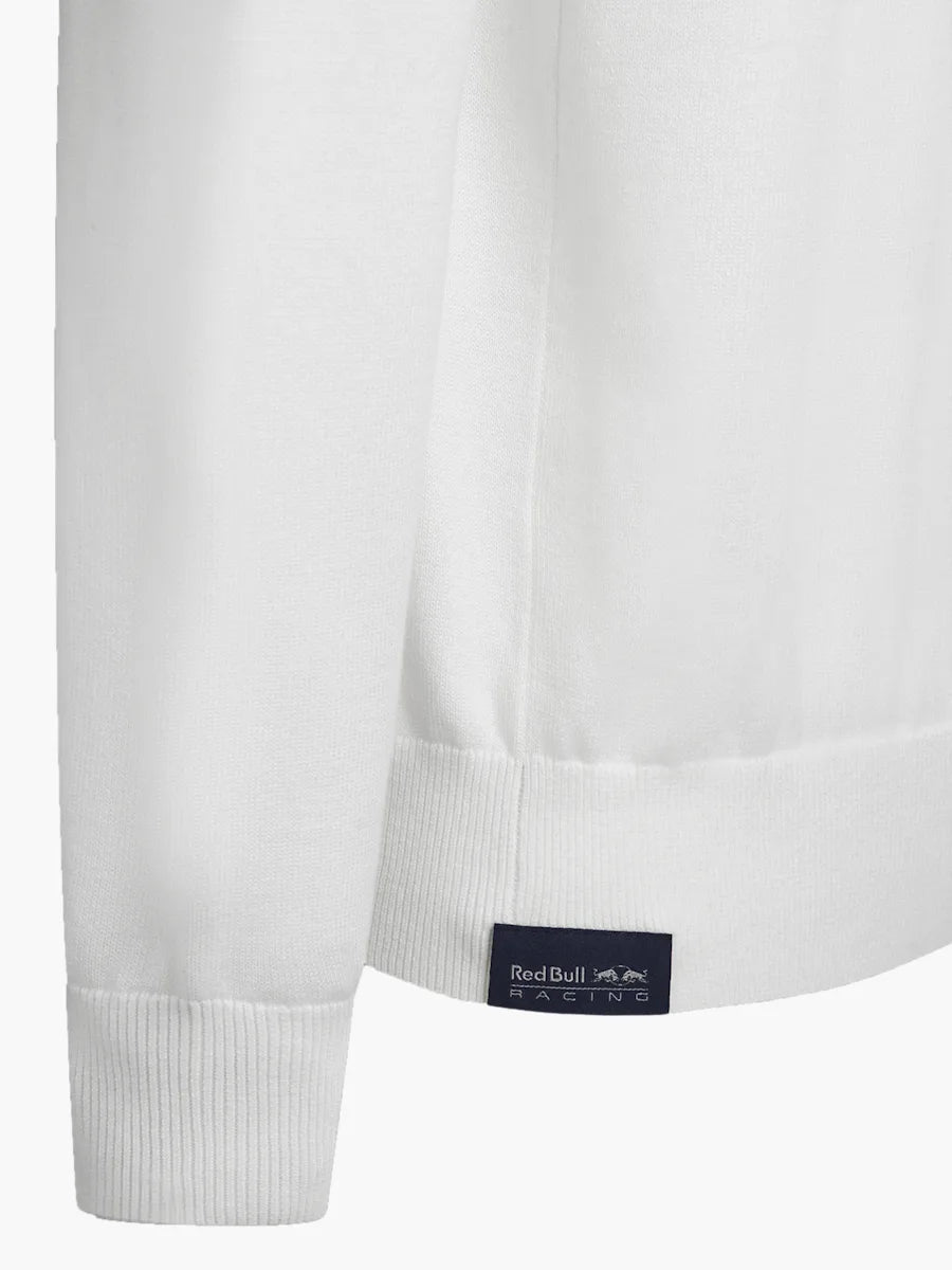 Sweter Pepe Jeans - Red Bull Racing biały z napisem