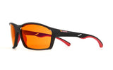 Red Bull Spect DRILL sunglasses black with orange lenses