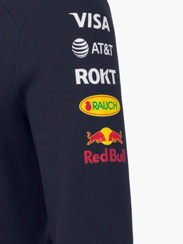 Oracle Red Bull Racing team hoodie with sponsor logos