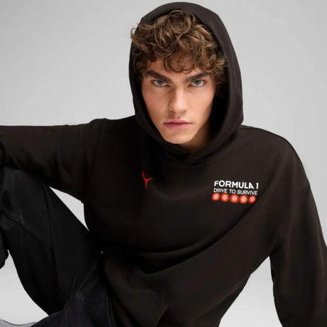 Bluza kibica z kapturem Puma F1 Drive To Survive czarna
