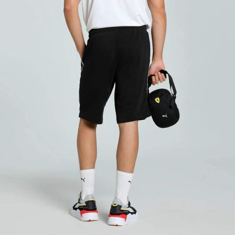 Spodenki casual Scuderia Ferrari - Puma z logo czarne