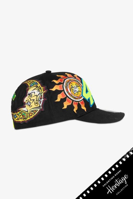 VR46 Valentino Rossi cap - Heritage black
