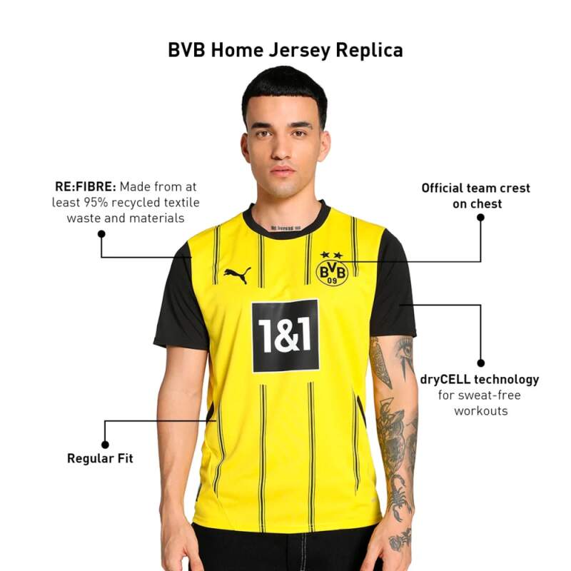 Koszulka domowa BVB Dortmund Puma 24/25 - Replica