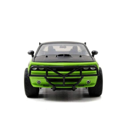 Model Szybcy i wściekli Dodge Challenger SRT8 off road 1:24 zielono-czarny