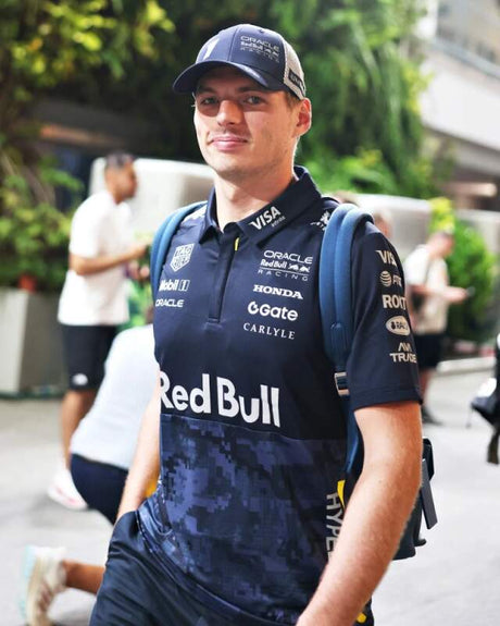 Koszulka polo zespołowa Oracle Red Bull Racing z logo sponsorów x HYPEBEAST