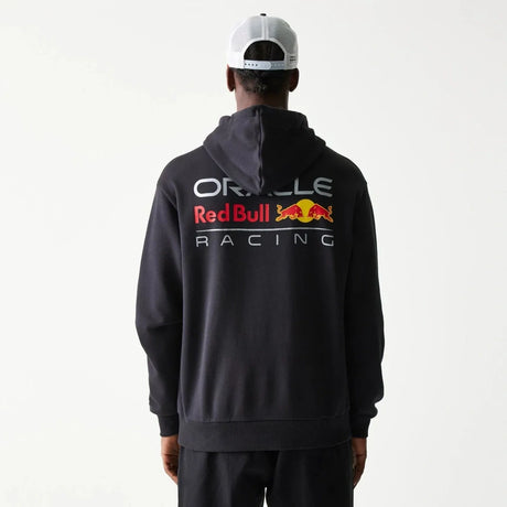 Bluza z kapturem oversize Oracle Red Bull Racing New Era z grafiką – granatowa
