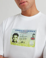 Koszulka Lando Norris LN4 LICENSE – biała