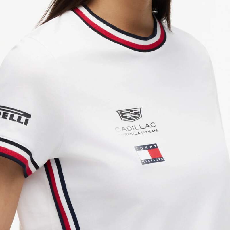 Damska koszulka Cadillac F1 x Tommy Hilfiger - edycja zespołowa