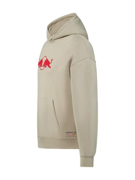 Bluza z kapturem Oracle Red Bull Racing edycja SPARK piaskowa z logo