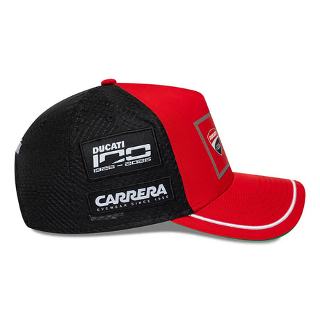 Czapka z daszkiem Ducati Lenovo Team Pecco Bagnaia #63 2026 – czerwona