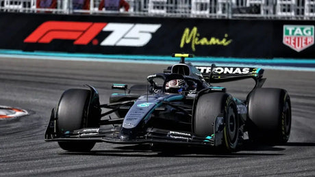 PETROL ART 3D Miami Frame with Mercedes Kimi Antonelli 1:43 Model – Miami GP 2025
