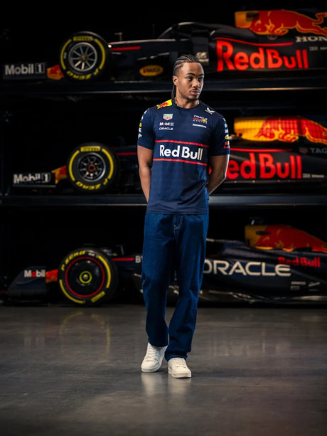 Oracle Red Bull Racing team T-shirt with sponsor logos