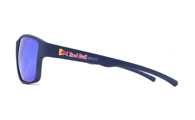 Okulary przeciwsłoneczne Red Bull Spect CHESS niebieskie z niebieskimi soczewkami