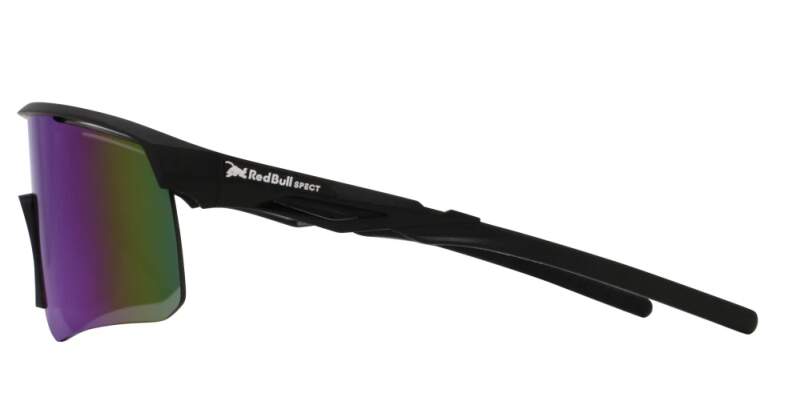 Red Bull Spect RIDDLE sunglasses black with green-purple lens