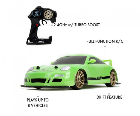 Jada Fast & Furious Porsche 911 GT3 (997) Drift RC Car 1:10
