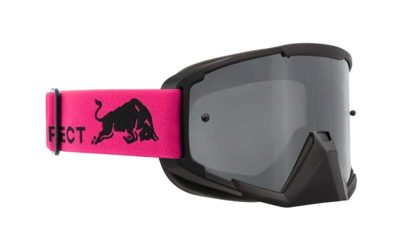 Red Bull Spect WHIP motocross goggles, black with silver lens