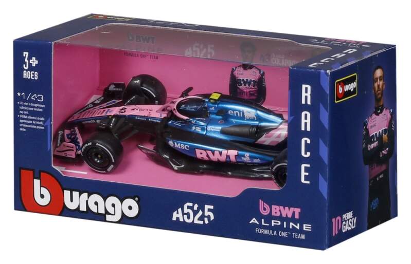 Model Alpine F1 A525 BBurago #43 Franco Colapinto 2025