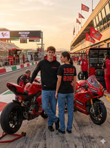 Men's Ducati Corse black T-shirt - 100th years DUCATI edition