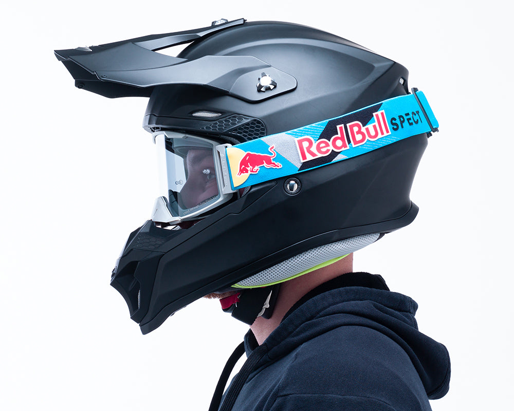 Gogle motocrossowe Red Bull Spect STRIVE szare z przydymioną szybą
