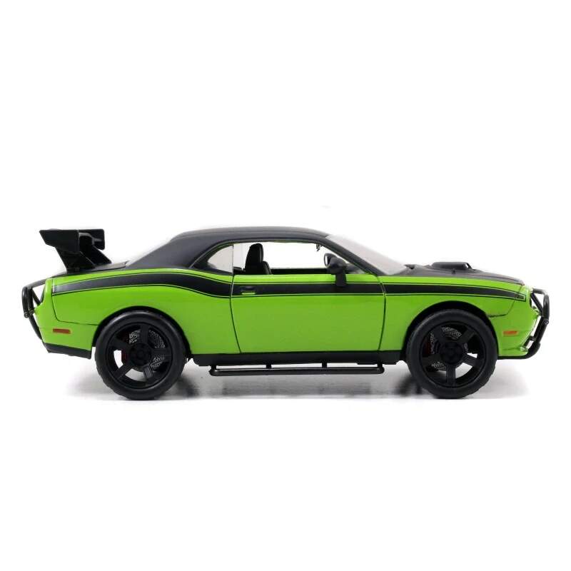 Model Szybcy i wściekli Dodge Challenger SRT8 off road 1:24 zielono-czarny