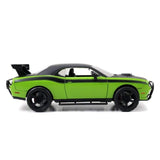 Model Szybcy i wściekli Dodge Challenger SRT8 off road 1:24 zielono-czarny